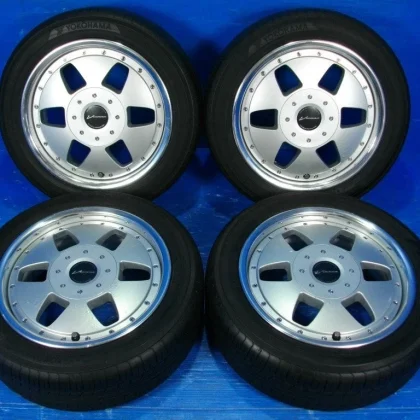 JDM H SSR Vienna Kreis 145.5J +38 4H PCD100/114.3 Yokohama Ecos ES31 1 No Tires