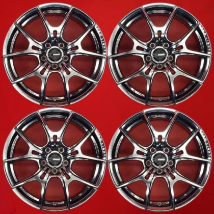 JDM Lightweight 9.0kg 1 pc RAYS Village ITS 57FXZ Used Wheels 4-Bolt 7 No Tires