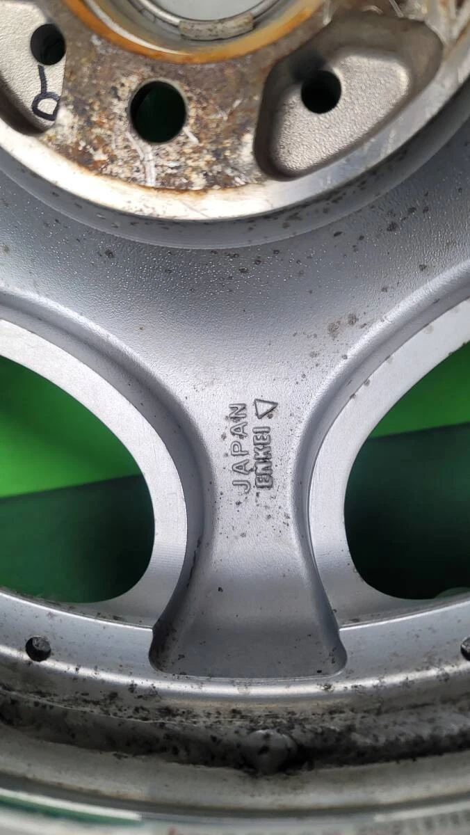 JDM ENKEI AME SHALLEN Used Aluminum Wheel 4Book 16x6J ET+45 100x4H No. No Tires - Image 7