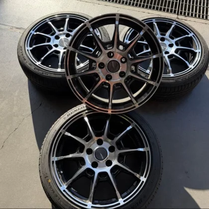 JDM AME Galerna 7.0J +48 5H 114.3 195/45r17 No Tires