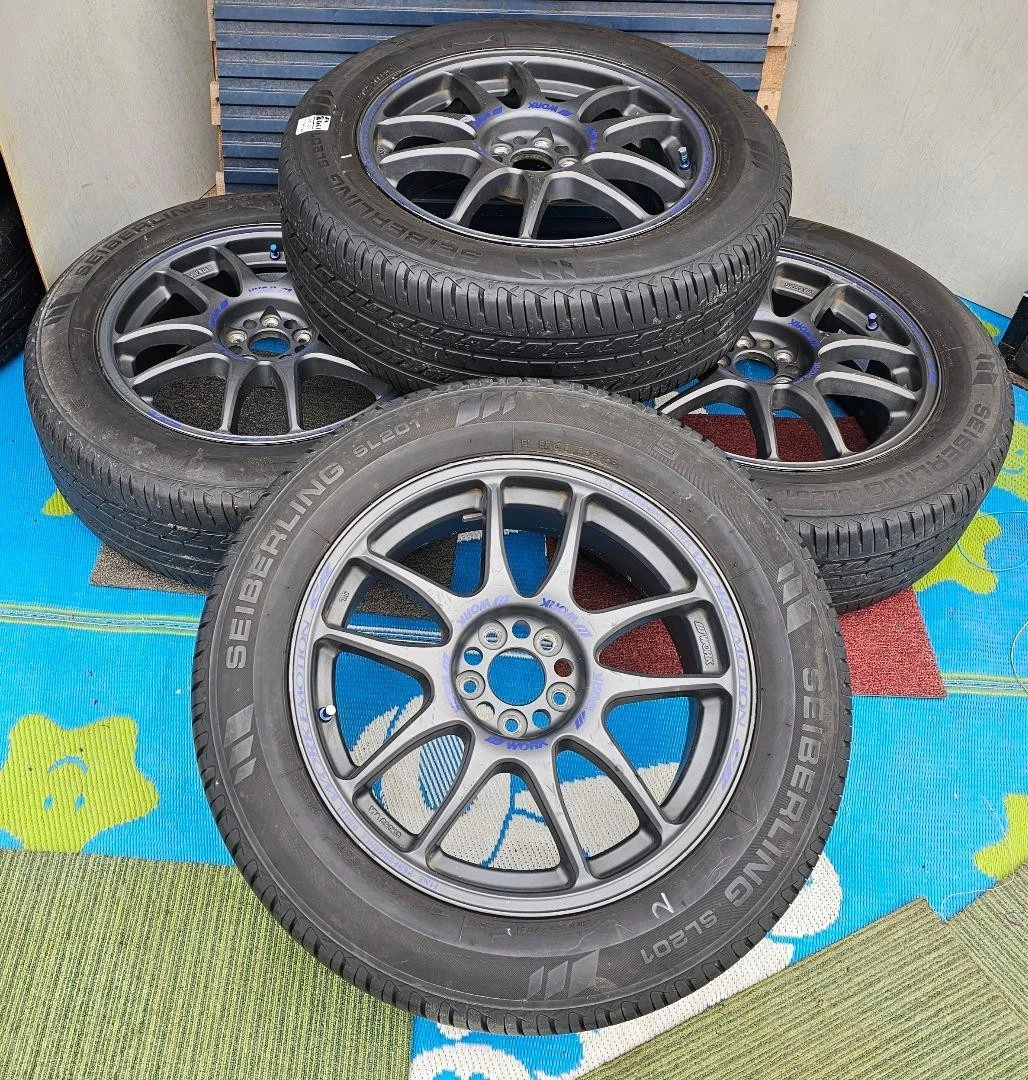 JDM WORK EMOTION CR Kai aluminum wheels 17-inch 7J+47 5H No Tires - Image 6