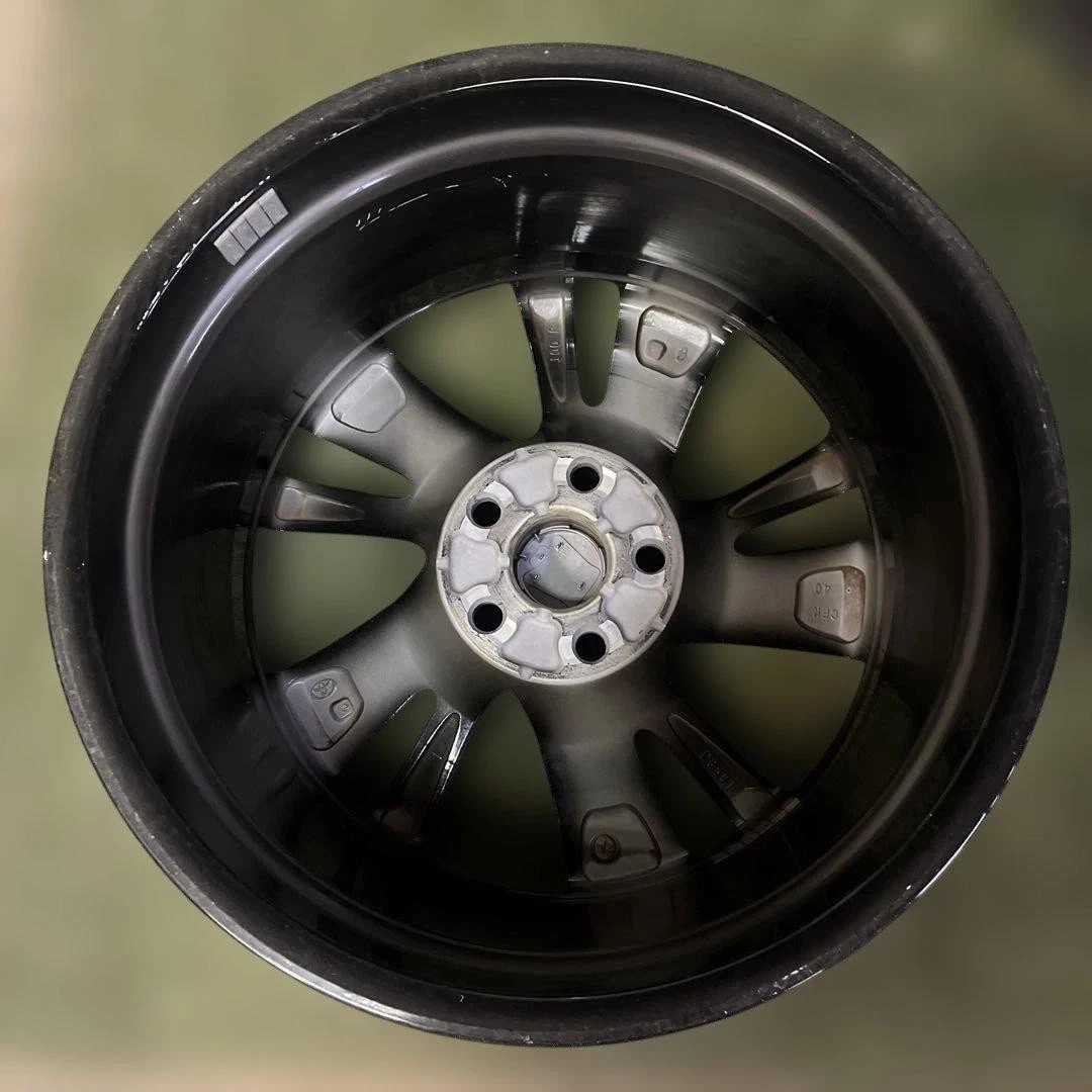 JDM Toyota Crown Athlete 18 Black Finish Genuine Wheels 4-Piece Set No Tires - Image 3