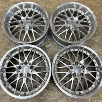 JDM Rare StylingBreak Mesh 188.5J+35 9.5J+38 PCD114.3 5-hole 5H Deep R No Tires