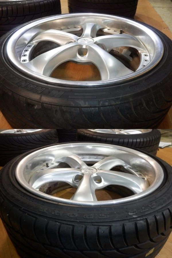 JDM WORK VS-KF 4wheels no tire 8J+38 9+45 5x114.3 - Image 6