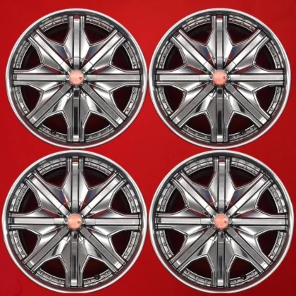 JDM M'Z SPEED JJ darkenergy wheels 4Book 8/9J-19 PCD 112/114.3 5-hole No Tires