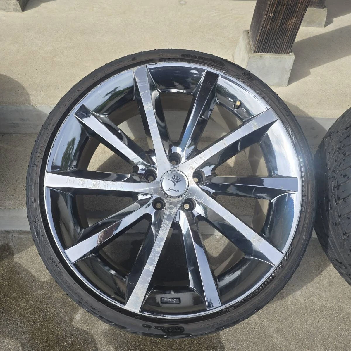 JDM Weds Kranze Vishunu EVO 4Wheels no tires 20x8.5+44 9+36 5x114.3 - Image 4