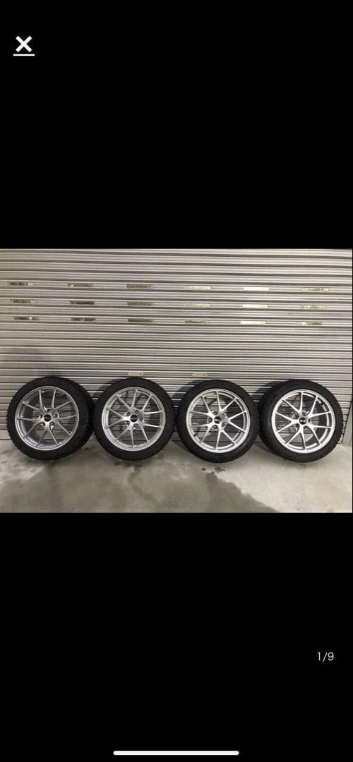 JDM BBS RI-A 18-inch studless tire set No Tires