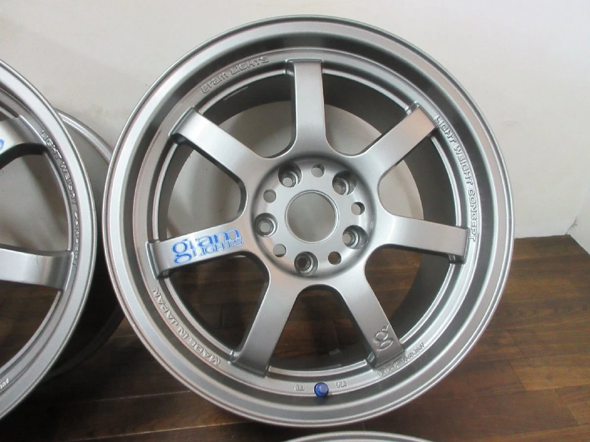 JDM RAYS Gravillage ITS 57S 17in 7.5J+30 8.5J+30 5-hole PCD114.3 Compa No Tires - Image 3