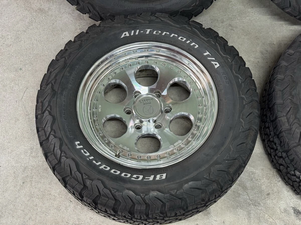 JDM MEIWA ELFORD Bloodstock 3P Polished 176H 6x139.7 PCD 8J+13 265/65R No Tires - Image 5