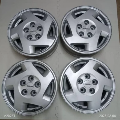 JDM FC3S early model 15-inch genuine aluminum wheels Savanna RX-7 Big No Tires