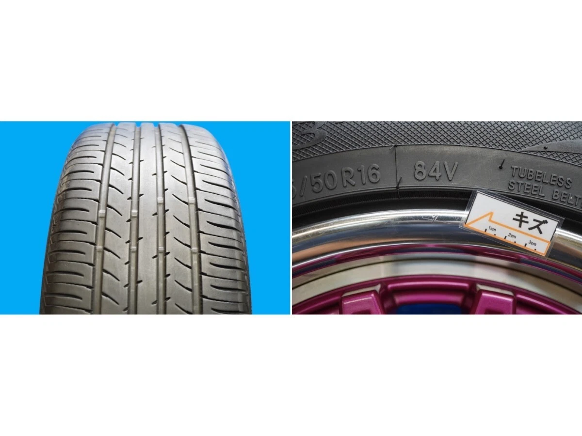 JDM AME Sharen OSS + Toyo 16-inch 7J +35 8J +38 4-hole PCD100 195/50 No Tires - Image 5