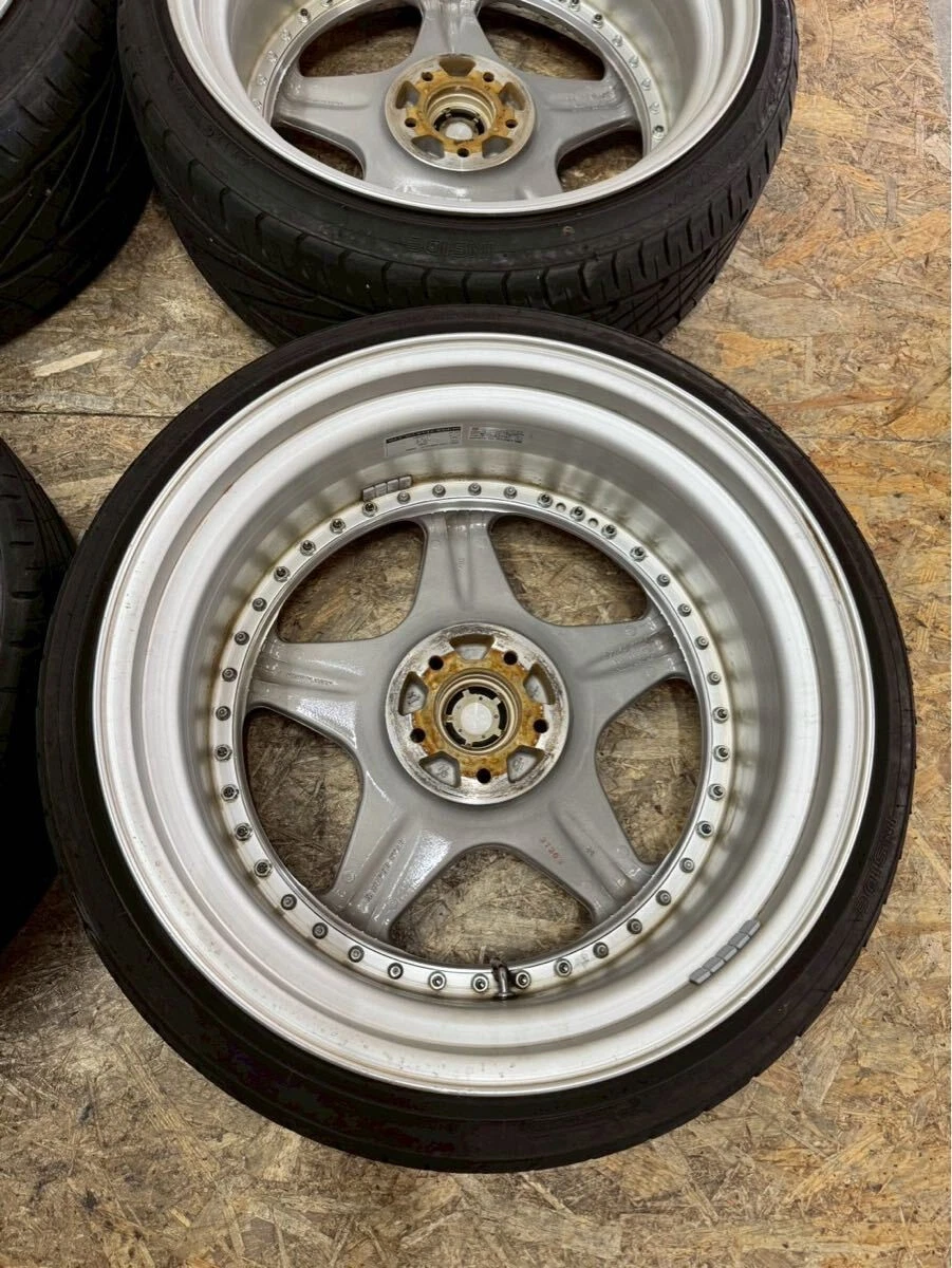 JDM Rare Leonhard Orden ORDEN 209J+32 PCD114.3 5-hole 5H Discontinued No Tires - Image 9