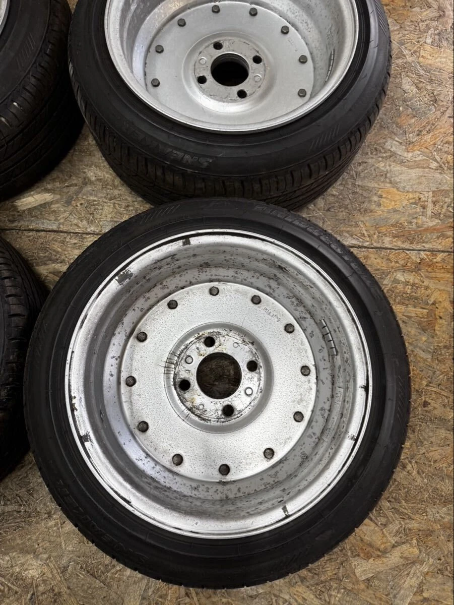 JDM Rare SSR MK-1 158.5J-8 PCD114.3 4-hole 4H deep rim discontinued. F No Tires - Image 9