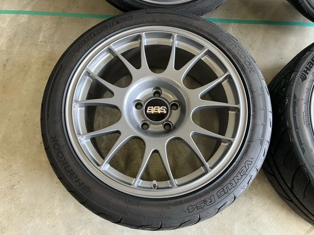 JDM No scratches BBS RE 8.5J 9.5J +24 18114.3 245 275 Celsior Aristo C No Tires - Image 2