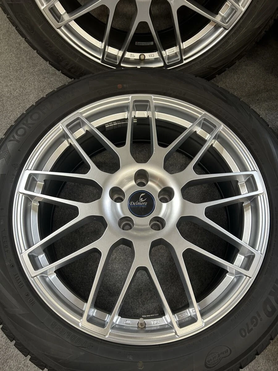 JDM 235/50R20 Yokohama/iceGUARD/iG70 tires 2023 Weds Delmore 208J +35 No Tires - Image 3