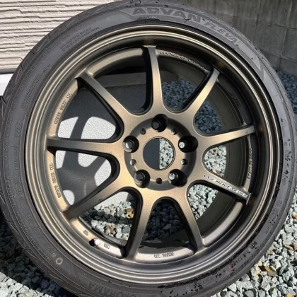 JDM WORK EMOTION D9R ADVAN FLEVAR 195/45R17 No Tires