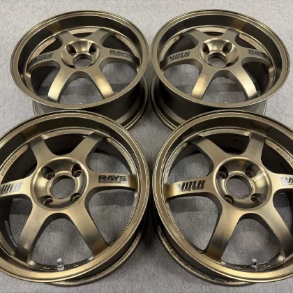 JDM Rare forged RAYS Volkracing TE37 Cups 167.0JJ +42 PCD100 4H 65mm h No Tires