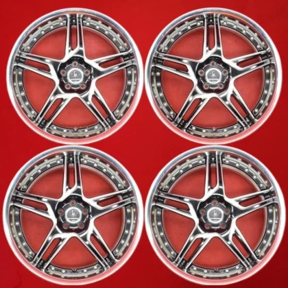 JDM Used DURANDAL DD5.2 deep rim wheels 4Book 8/9J 19PCD100 5x +30/+40 No Tires