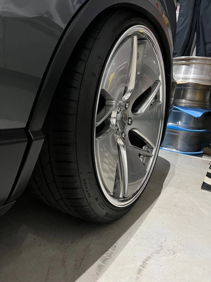 JDM Work Gnosis CVD 21 inch 9.5j 32 114.3 No Tires - Image 6