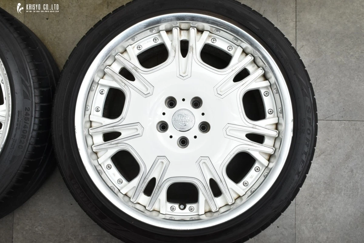 JDM Two-piece WORK BALMUNG BG2 20-inch wheels 8.5J +32 offset 9.5J +40 No Tires - Image 4