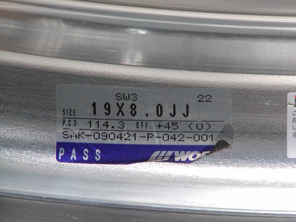 JDM Deep rims Schwert SC3 8J+45+32 for Crown Alphard Mark X Aristo Soa No Tires - Image 4