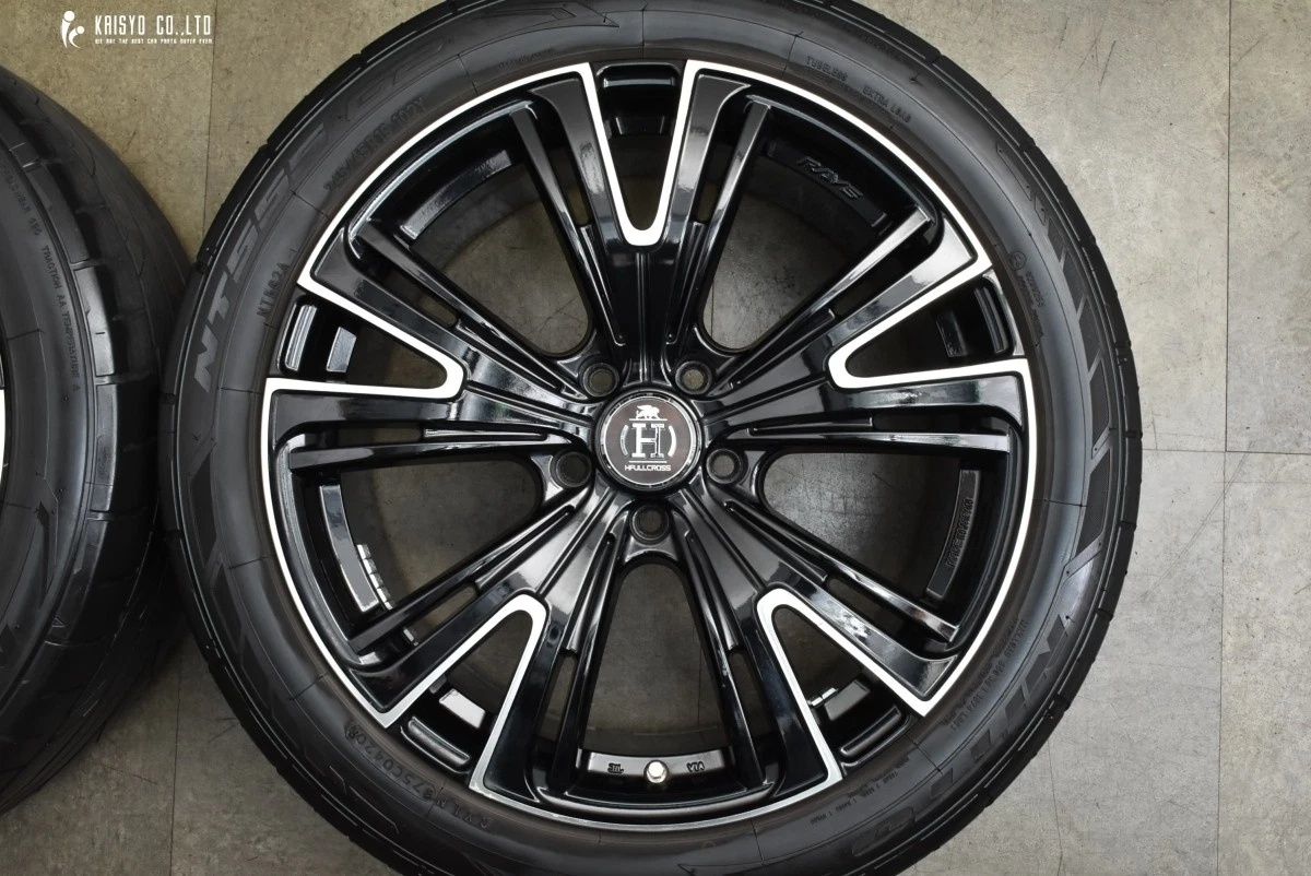 JDM Custom RAYS Full Black Tires Black Sussley Cars 19-inch 8J +38 PCD No Tires - Image 4