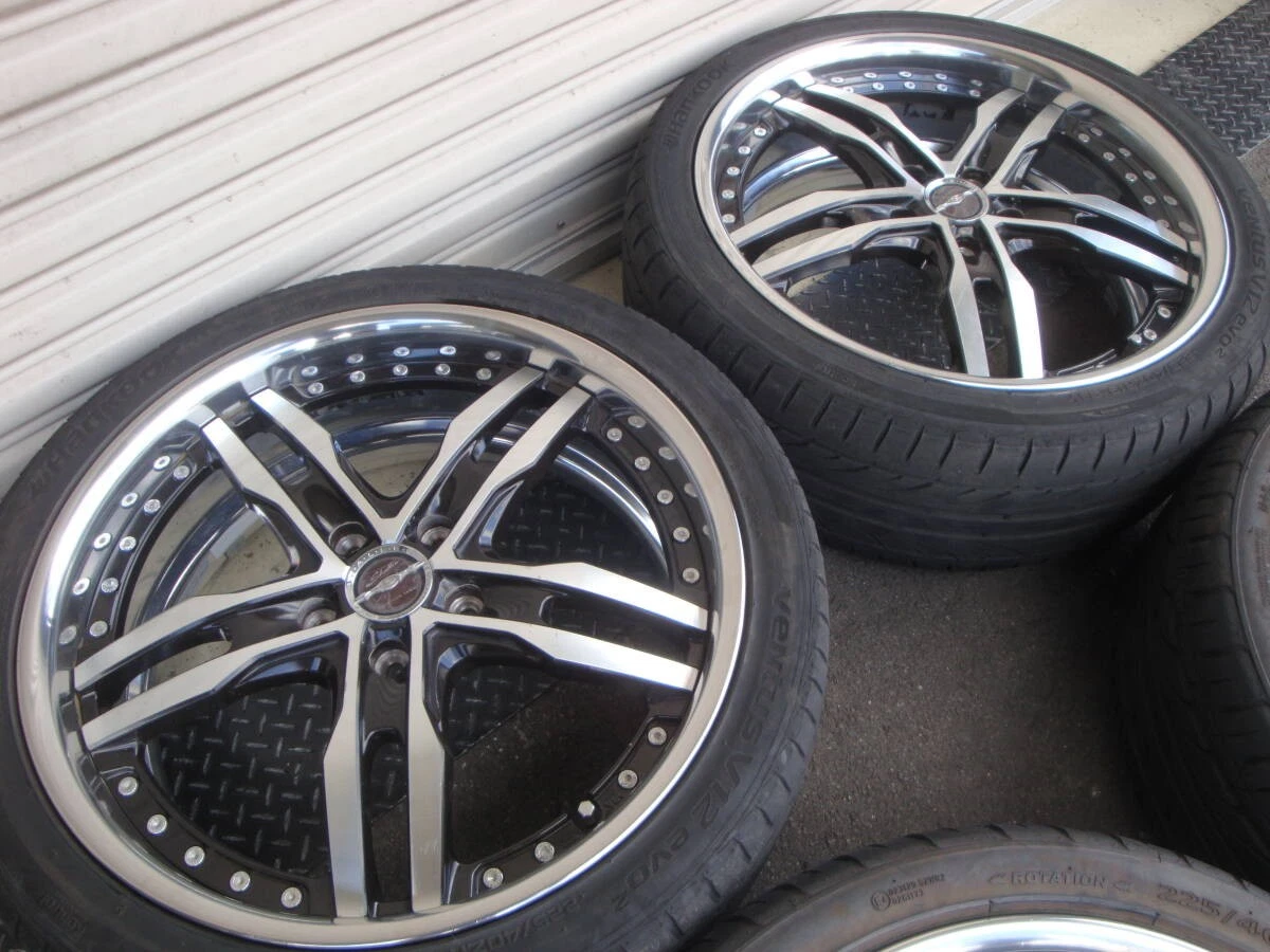 JDM AME Sharen 19-inch aluminum wheels + Hancock 225/40ZR19 2-pack and No Tires - Image 4