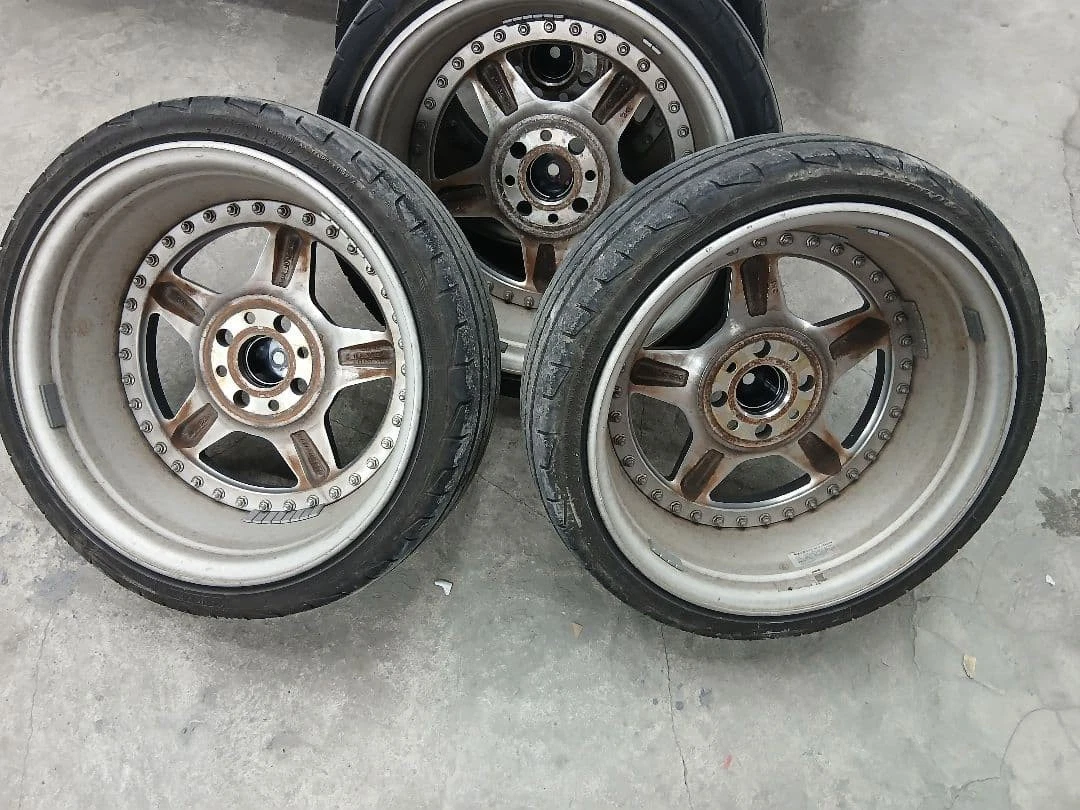 JDM Work Meister CR01 16-inch 4-hole PCD100 5.5J +26 No Tires - Image 9