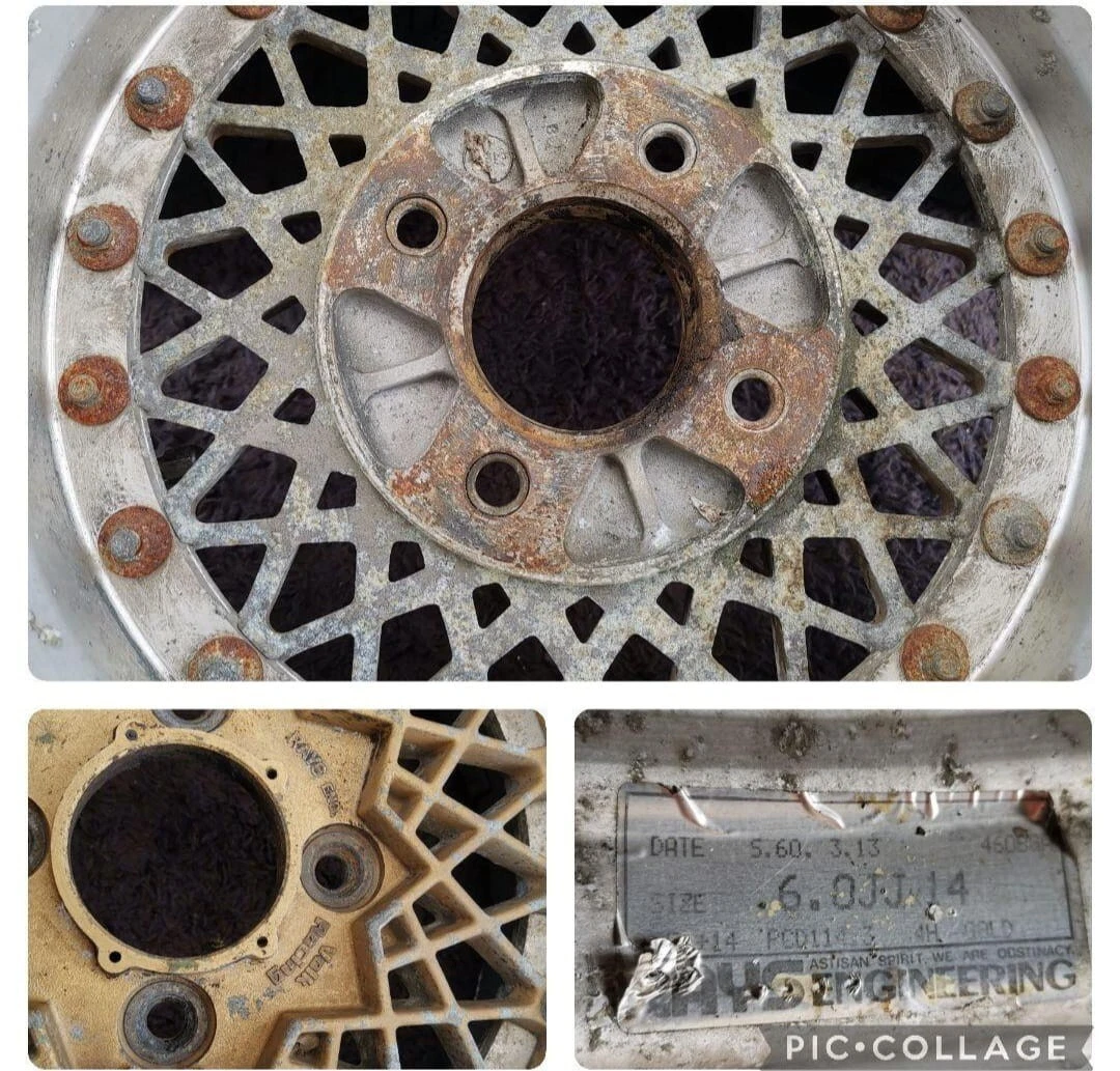 JDM Superb RAYS VOLK RACING 146J 4-lug PCD114.3 +14 DUNLOP/dunlop/EC20 No Tires - Image 6