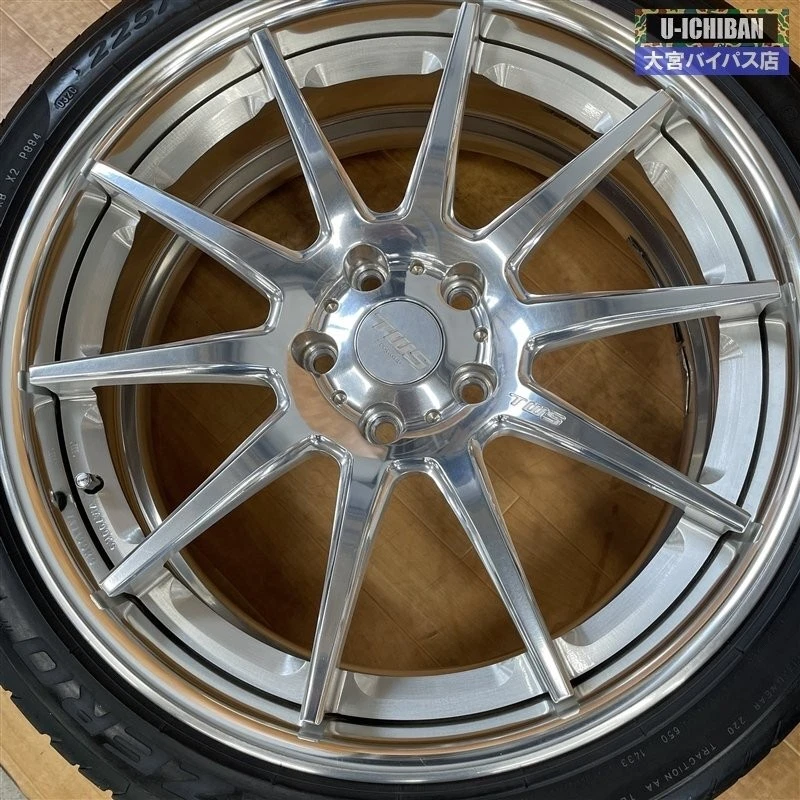 JDM TWS WS10 8.0J 19+45 & 9.0J 19+47 5H 112 & P-ZERO 225/40R19 1993Y 2 No Tires - Image 5