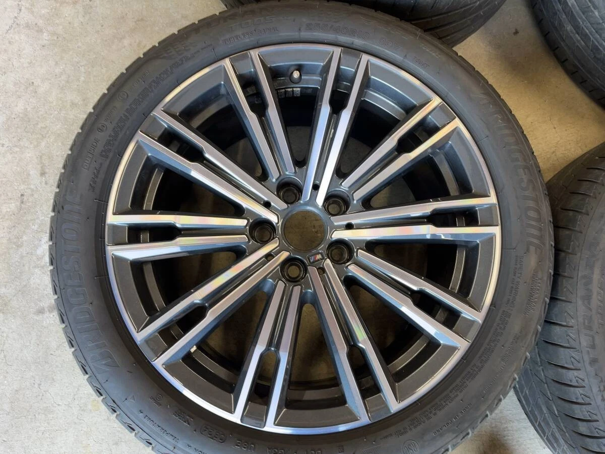JDM BMW G20 G21 and G22 Genuine Msports BS 18-inch Wheels Set of 4 No Tires - Image 2