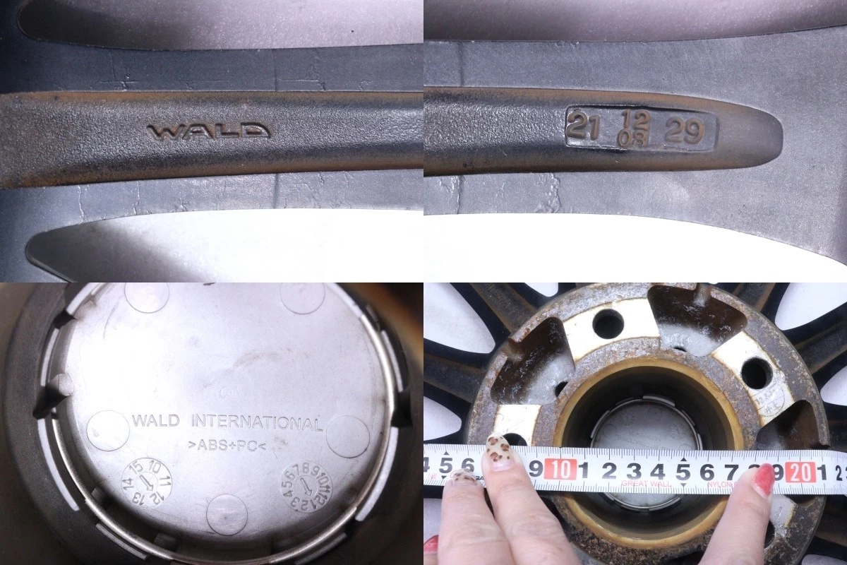 JDM 61-1321WALD 225/35ZR20 90Y 50 Series Estima 4BookPORTOFINO P21C 20 No Tires - Image 7