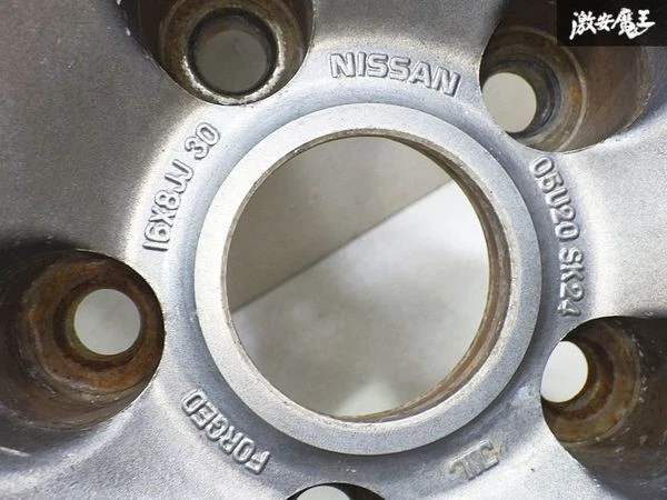 JDM Genuine Nissan BNR32 Skyline GT-R FORGED 05U20 168J +30 5-hole PCD No Tires - Image 6