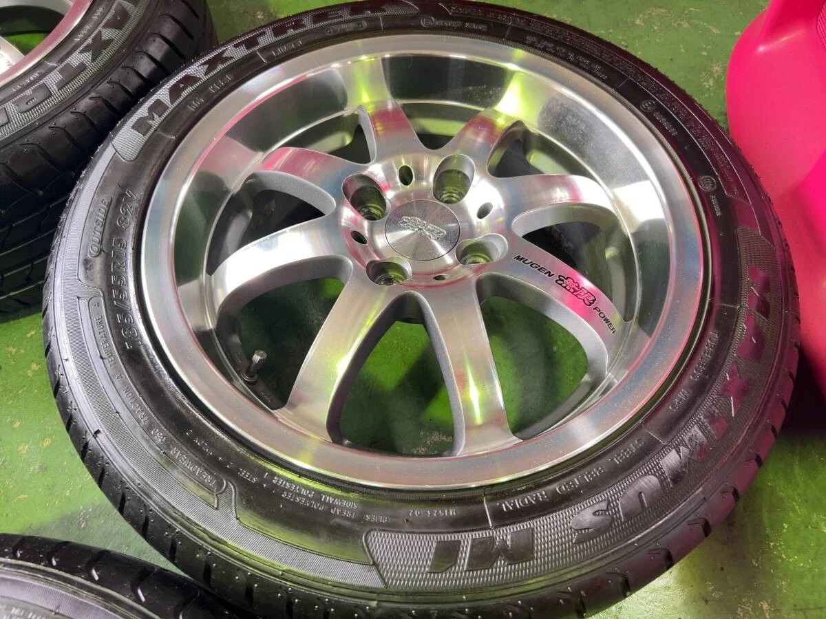 JDM DEEPSRACING Nothing Limited Mugen NR 156.5J +45 PCD100 4-Pack Set No Tires - Image 4