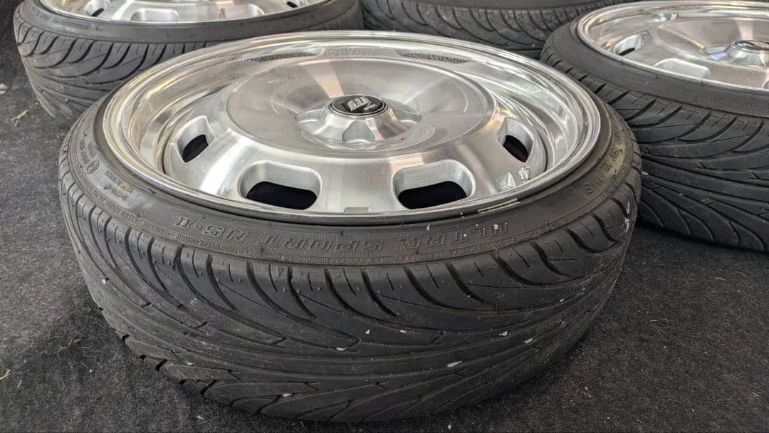 JDM WORK 17 Aluminum Wheel Set PCD 4-100 No Tires - Image 5