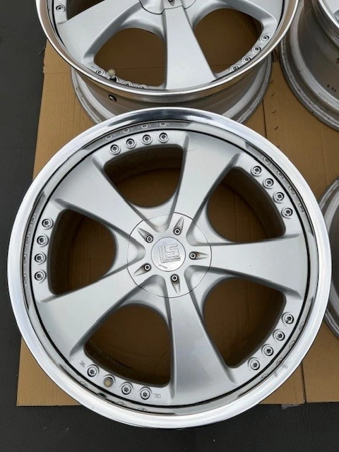 JDM Used WORK LS 105 209J +50 PCD114.3 Wheel Set for Crown Mark X Alph No Tires - Image 2