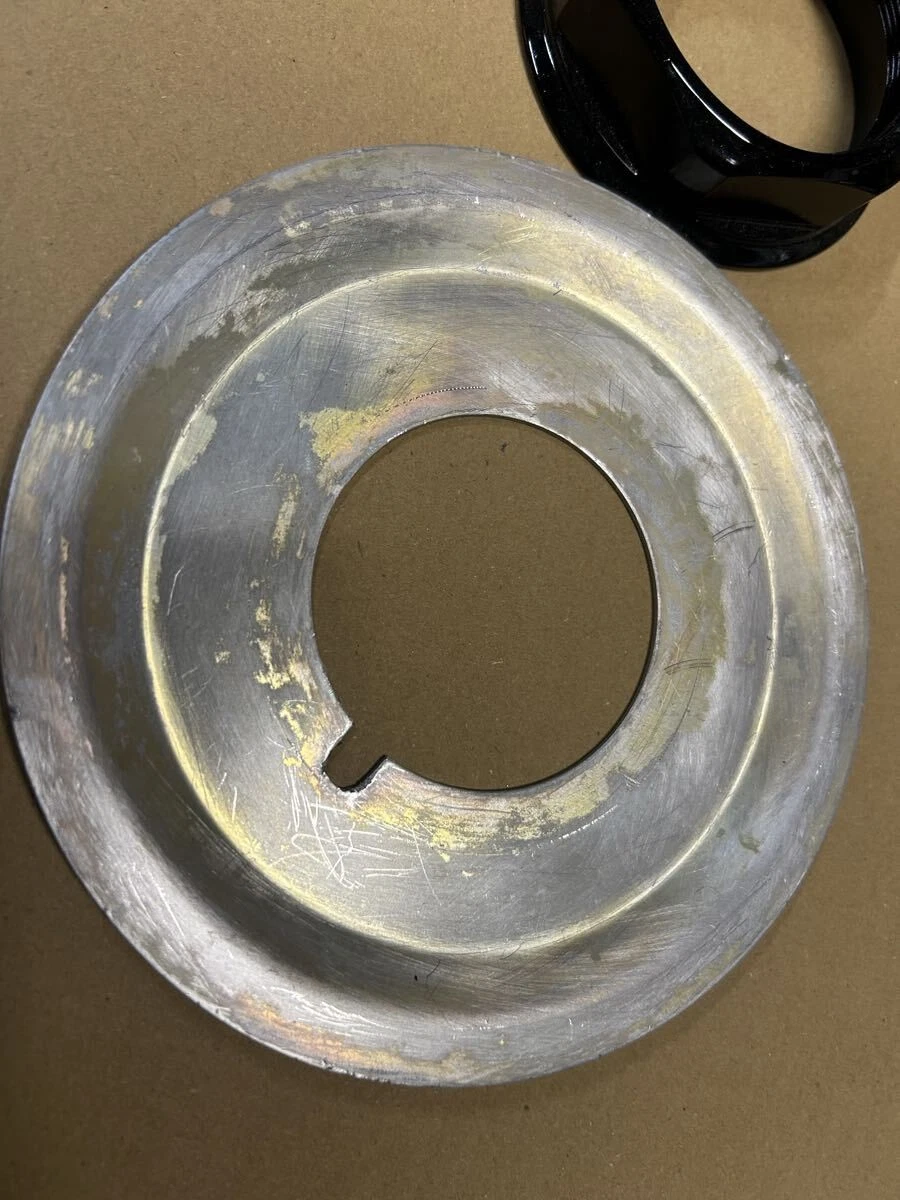 JDM Used Modena aftermarket wheel cap center plate emblem ornament 1 s No Tires - Image 2