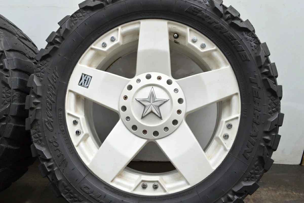 JDM Used KMC XDseries Rockstar 4-Book Set 208.5J x 20+10 PCD 139.7-150 No Tires - Image 7