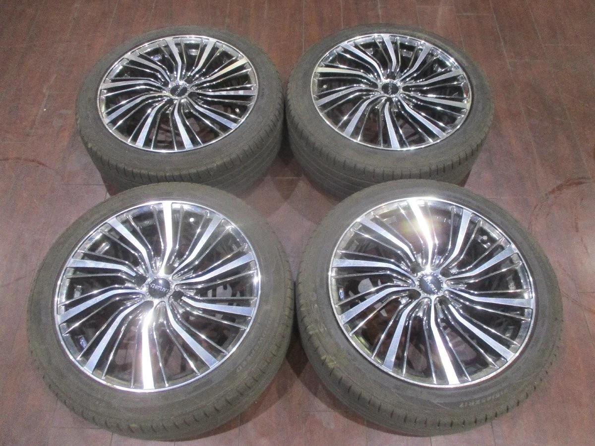 JDM Used Hot Stuff Stich Explorer 4 17 Tire & Wheel Set 4-Pack 215/45R No Tires