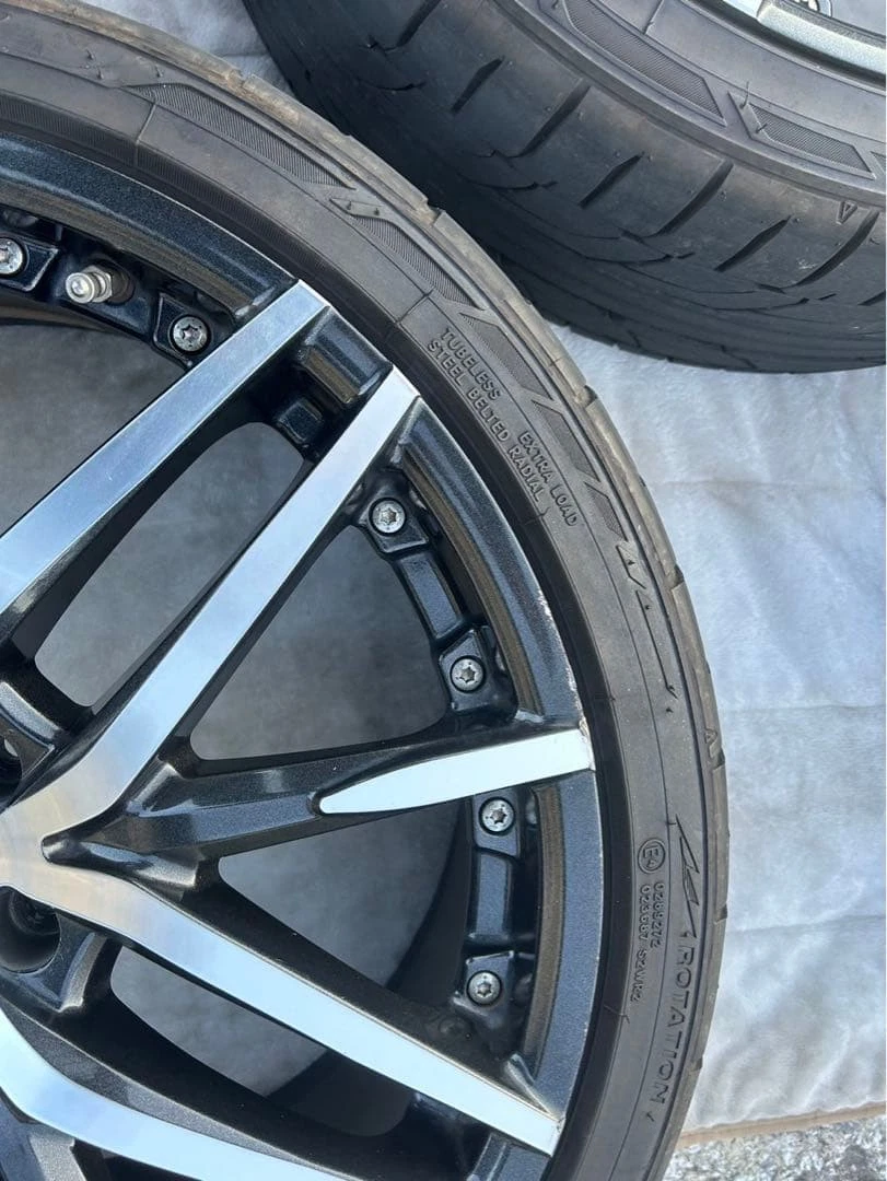 JDM Used WORK 4Book set 20 inch No Tires - Image 6