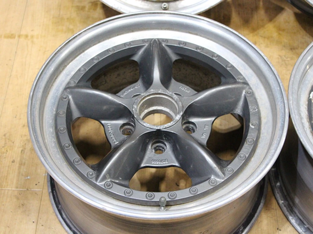 JDM Used rare Pana Sports G7 3-piece wheels 16x7J+28 16x8J+30 PCD114.3 No Tires - Image 4