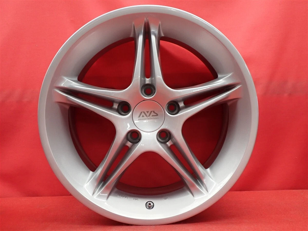 JDM Used out-of-print AVS VS-5 wheels 4Book 8/9J 17PCD114.3 5x +45/+38 No Tires - Image 6