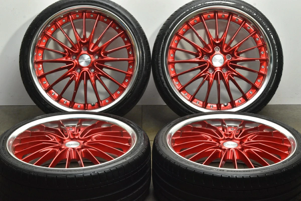 JDM Used WORK 4Book set 198.0J x 19 +48 PCD 114.3 225/35ZR19 88Y wheel No Tires - Image 2