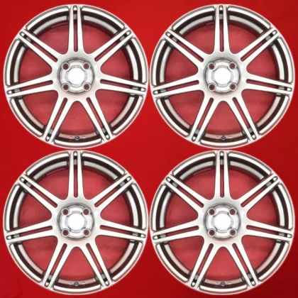 JDM Used BRIDGESTON BEO S03 wheels 4-wheel 7J 17x100mm bolt pattern 4x No Tires