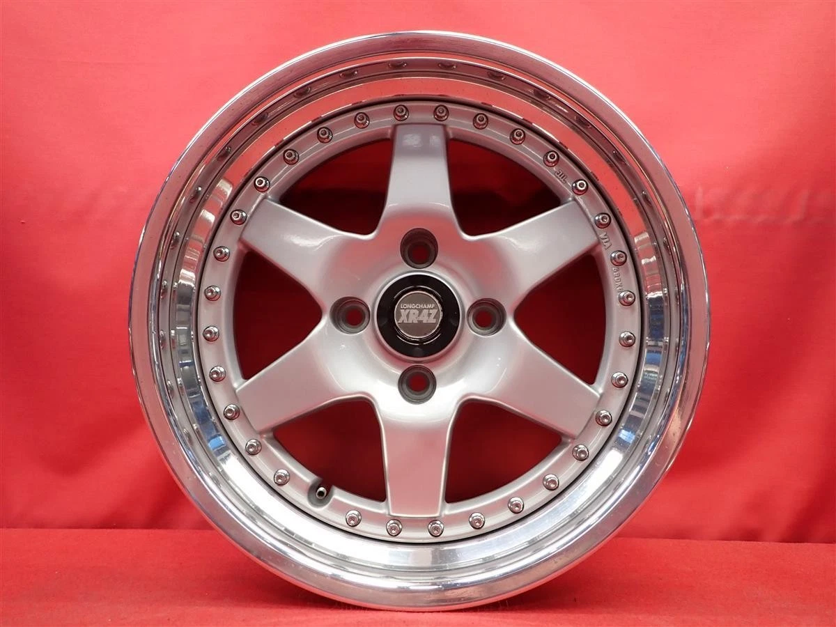 JDM Used out-of-print rare Longchamp XR-4Z wheels 4Book 7/7.5J 16PCD11 No Tires - Image 6