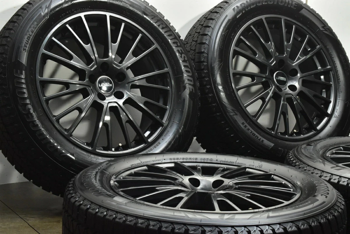 JDM Used LAYBRICK 4-Book Wheel Set 187.5J x 18 +45 PCD 108 235/60R18 1 No Tires - Image 3