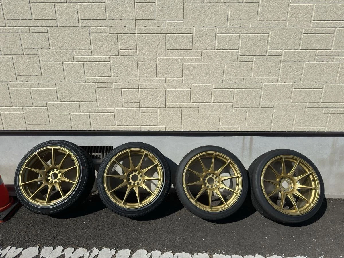 JDM XXR 527 18PCD100/114.3multi 9.75J+20 4Book Rare Gold No Tires