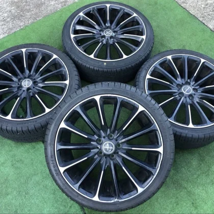 JDM WALD 18-inch wheels 18x7.5J+48 PCD100 5-lug with 215/40R18 radial No Tires