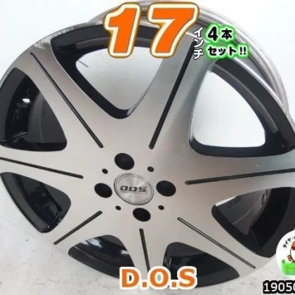 JDM Used 17-inch 4-wheel set / DOS / 17x6.5J +28 / 100 / 4H / for Road No Tires