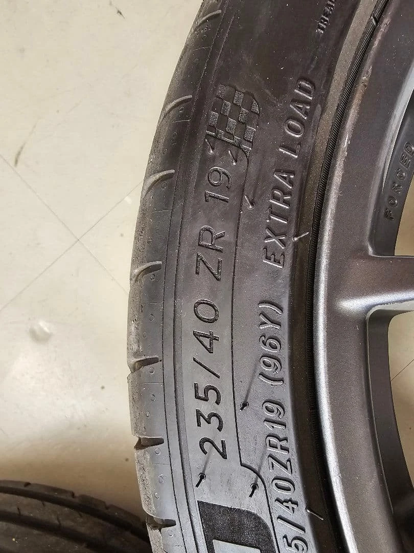 JDM Used on BMW F31 BBS19 wheel set Michelin PS4S No Tires - Image 10